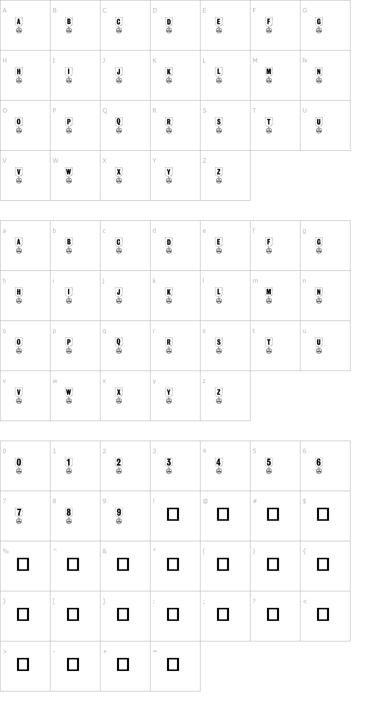Character Map 101! #1 Dad Font
