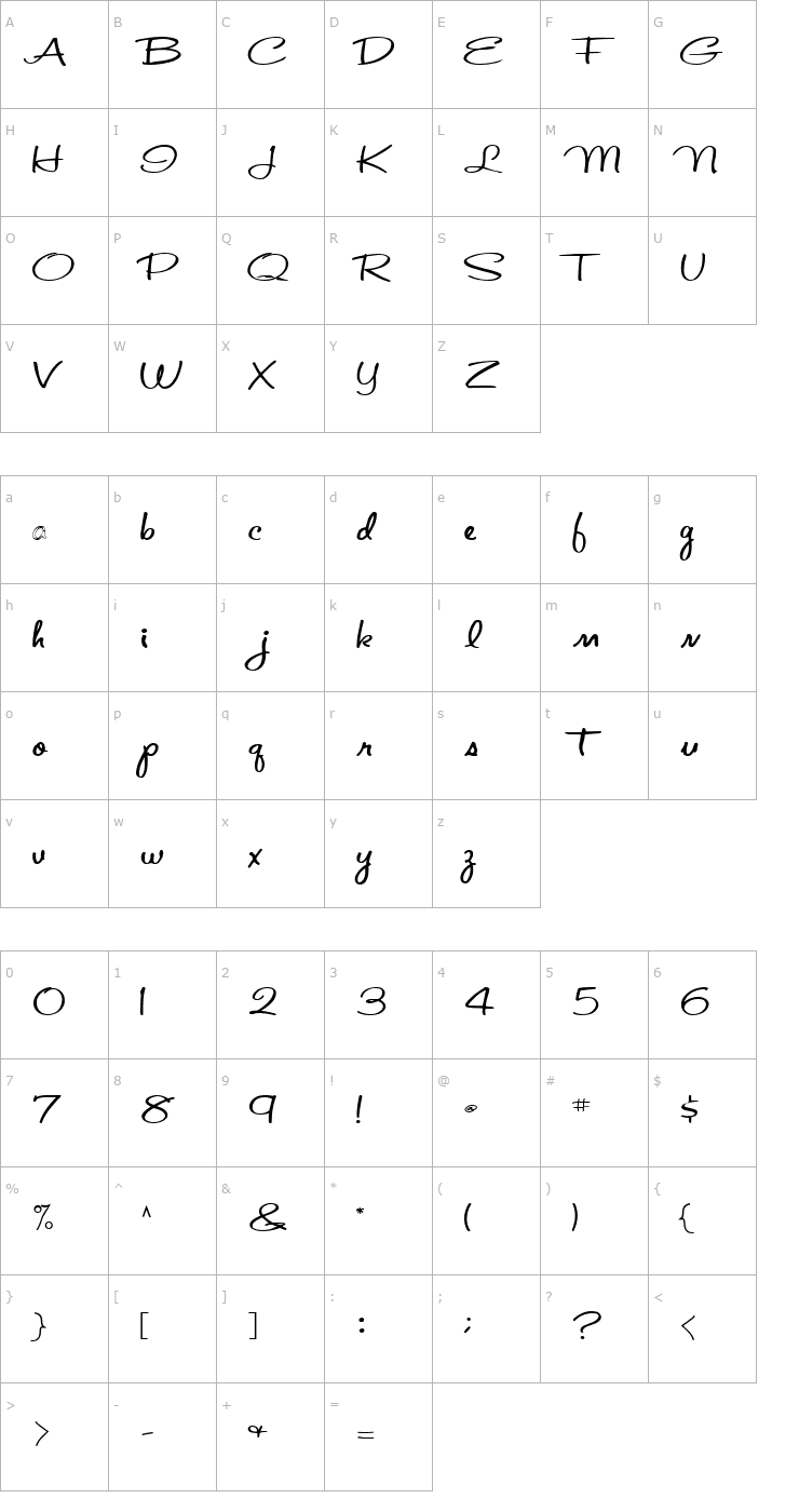 Character Map AdVentura33 Bold Font