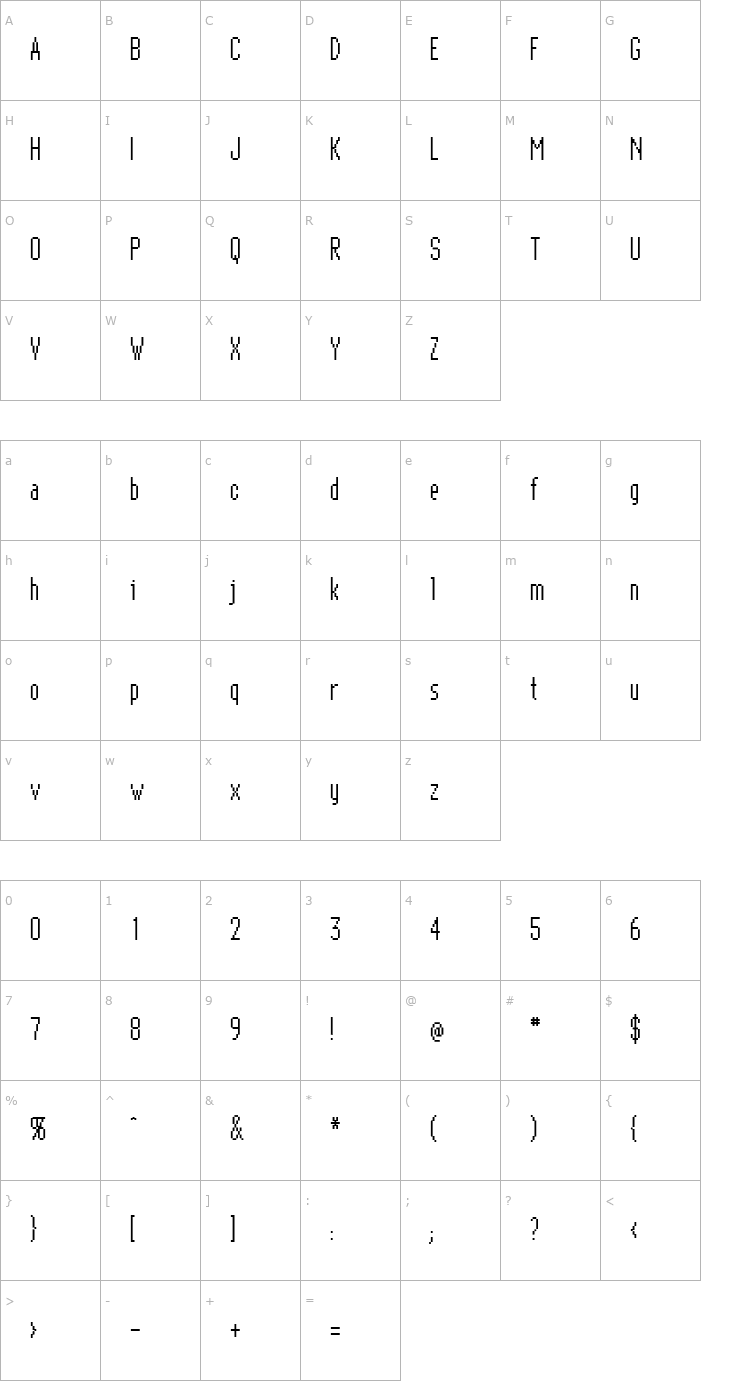 Character Map Apple Menue Font