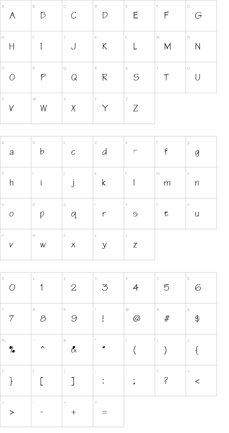 Character Map Architect-Bold Bold Font