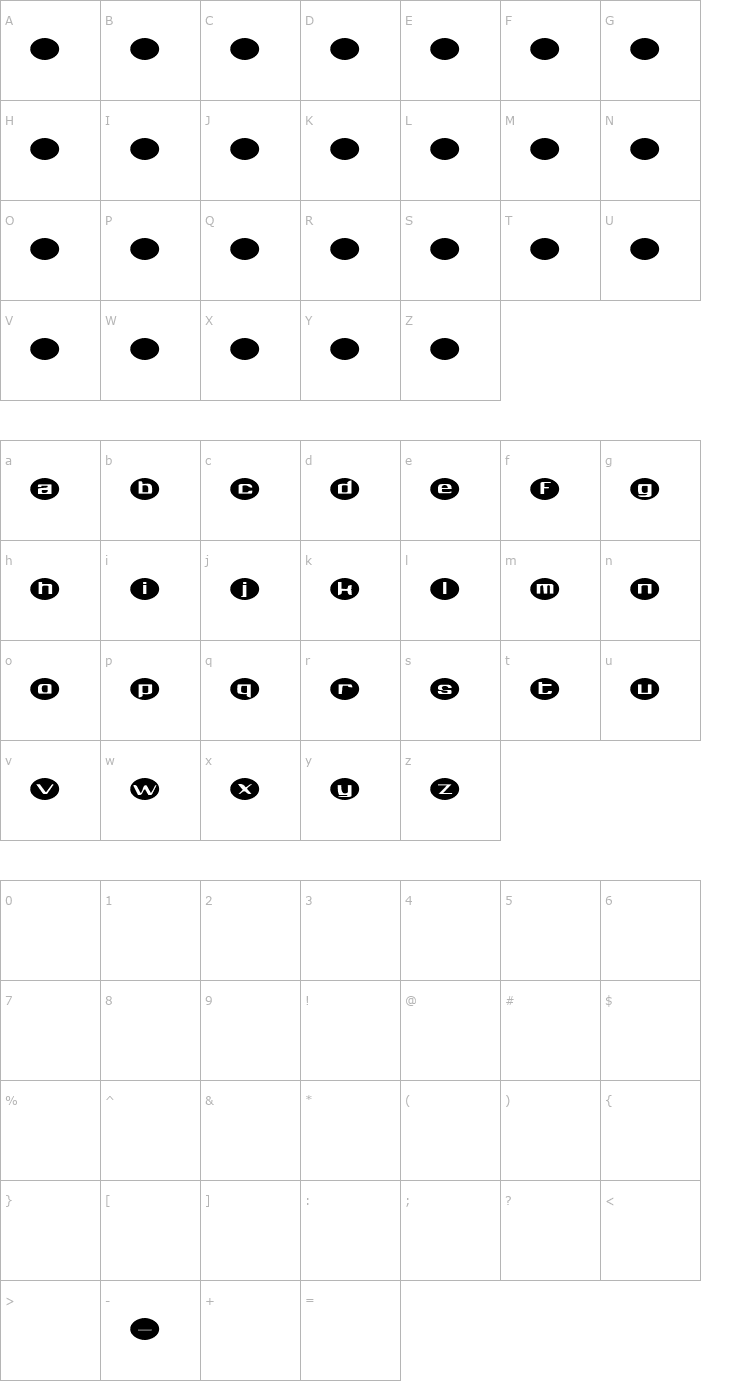 Character Map Aylmer Font