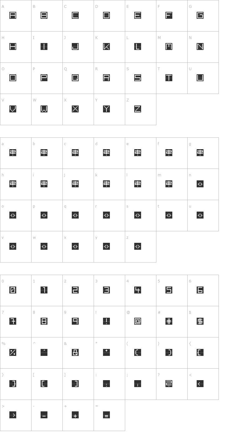 Character Map back to heavy coat fat ground_line-h Regular Font