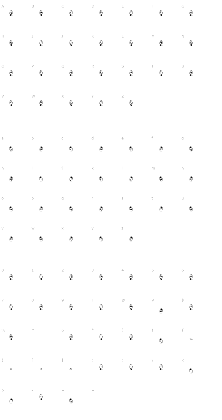 Character Map Christmas Lights Outdoor Font