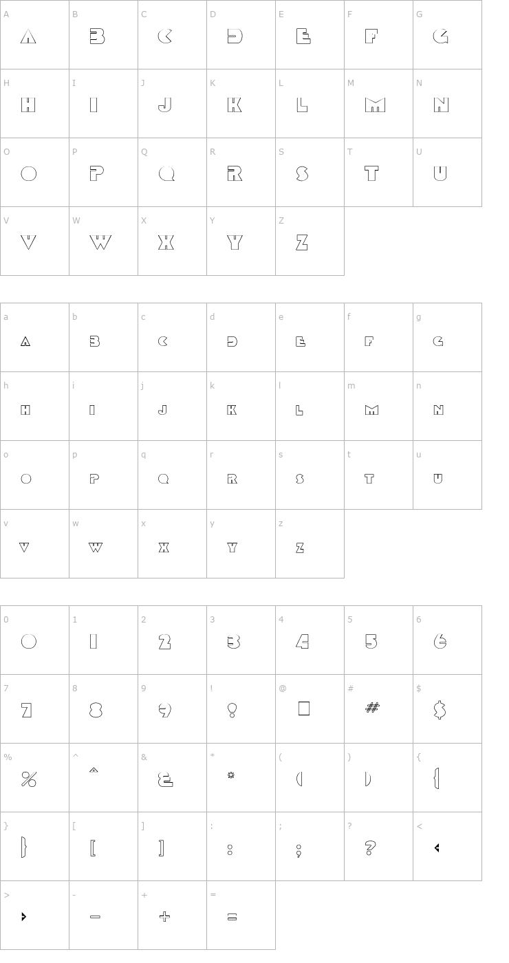 Character Map Devendra Ho Normal Font