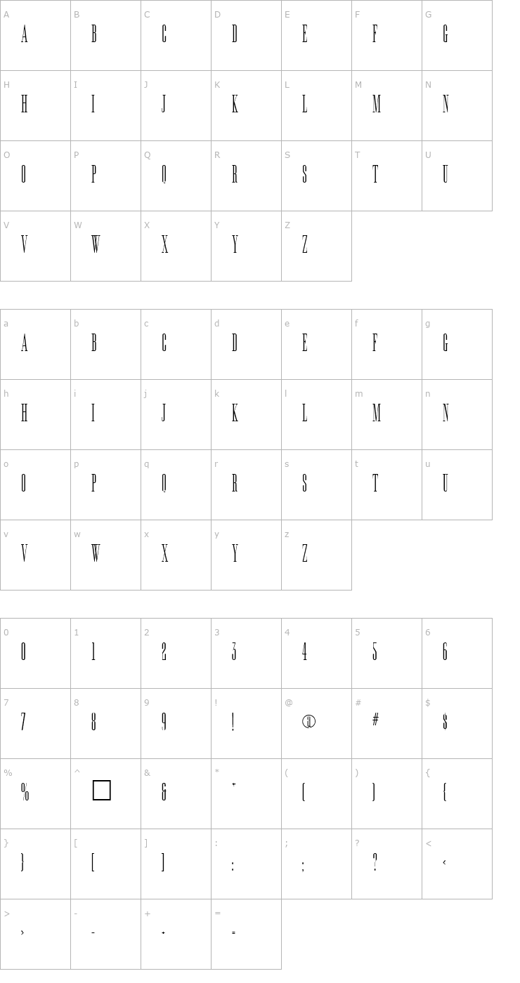 Character Map Edition Regular Font
