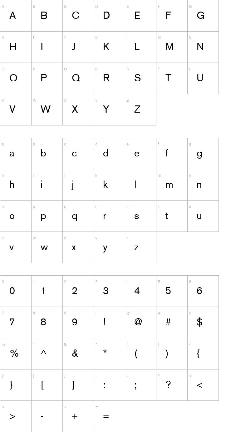 Character Map Express SSi Font