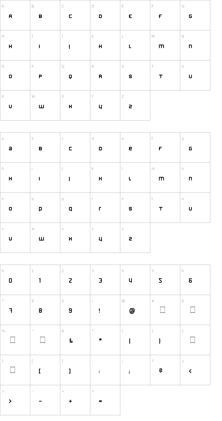 Character Map Finder Font
