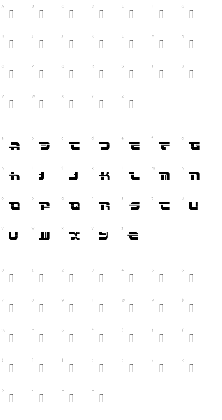 Character Map Insert Font