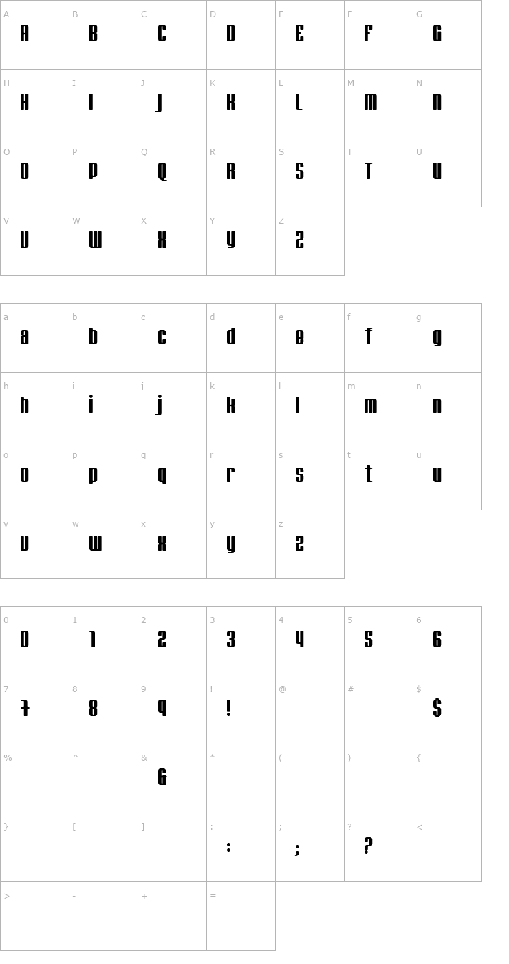 Character Map Jade Monkey Font
