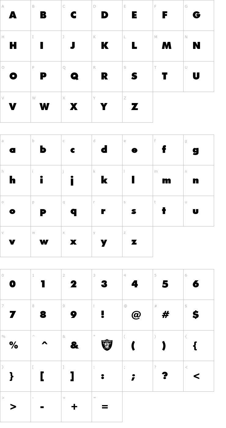 Character Map Jerry Springer Jerry Font