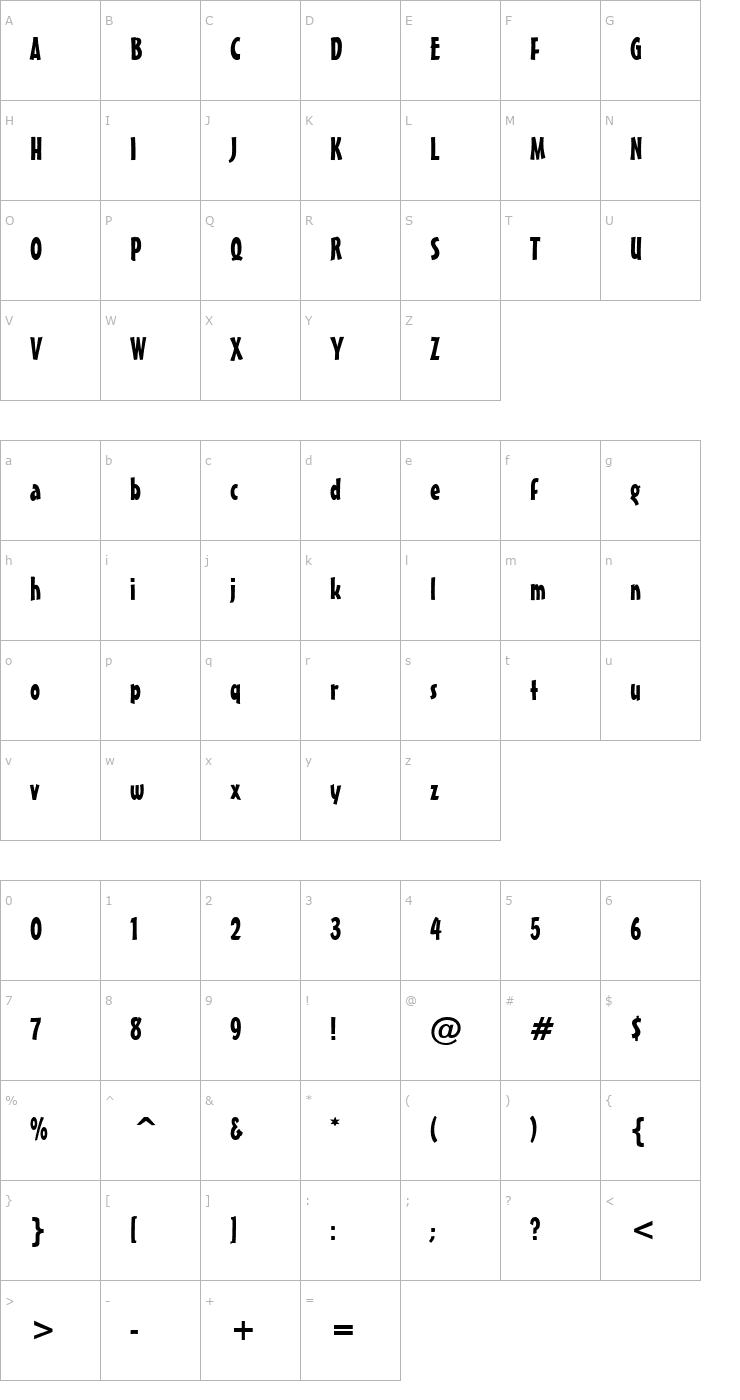 Character Map JS_Mister Earl Lithuanian Font