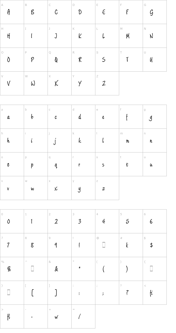 Character Map Limehouse Script LET Plain1.0 Font