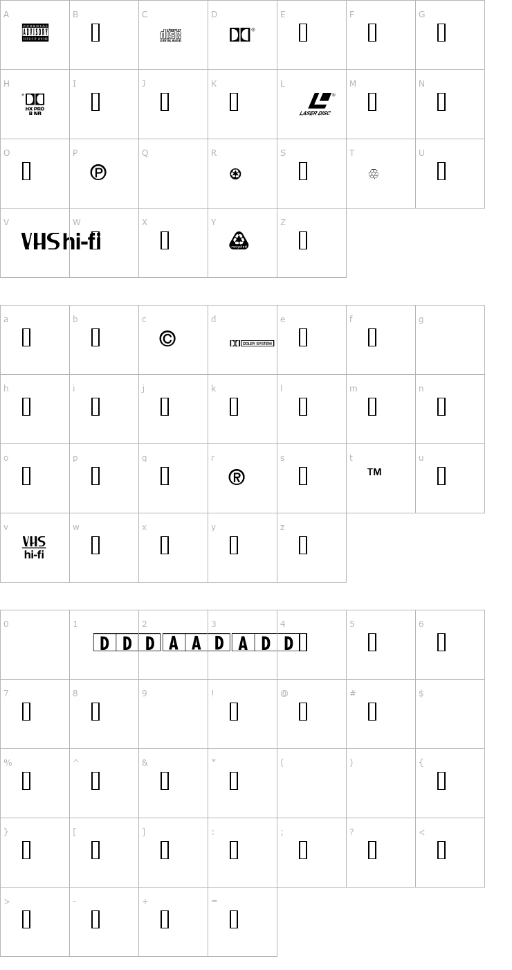 Character Map MisterToad Bold Font