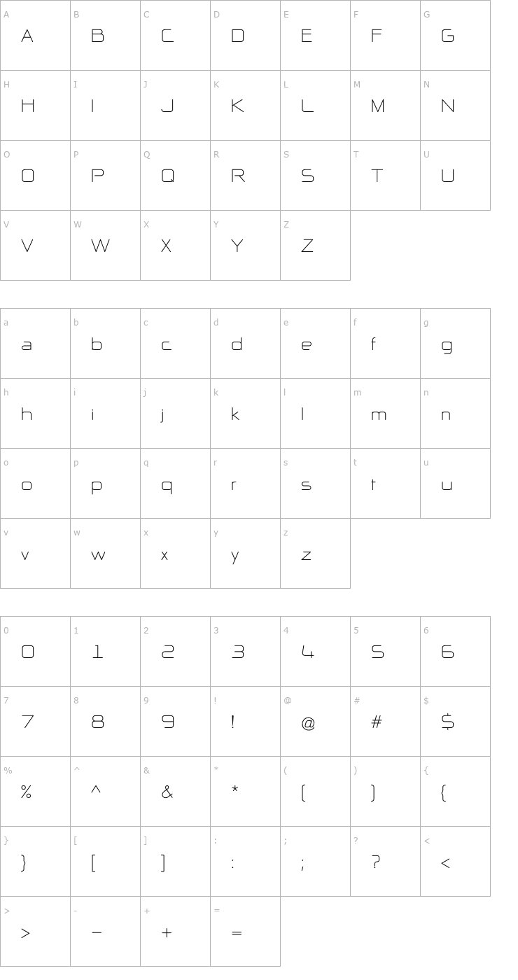 Character Map NP Naipol All in One Font