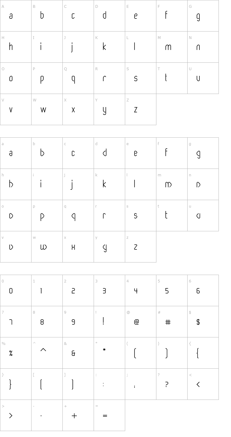 Character Map Paperclip Bold Font