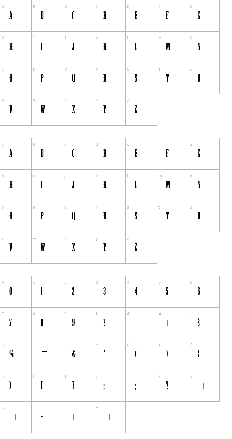 Character Map Plug SSi Font