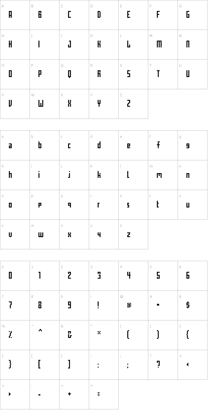 Character Map Pop Pop Font