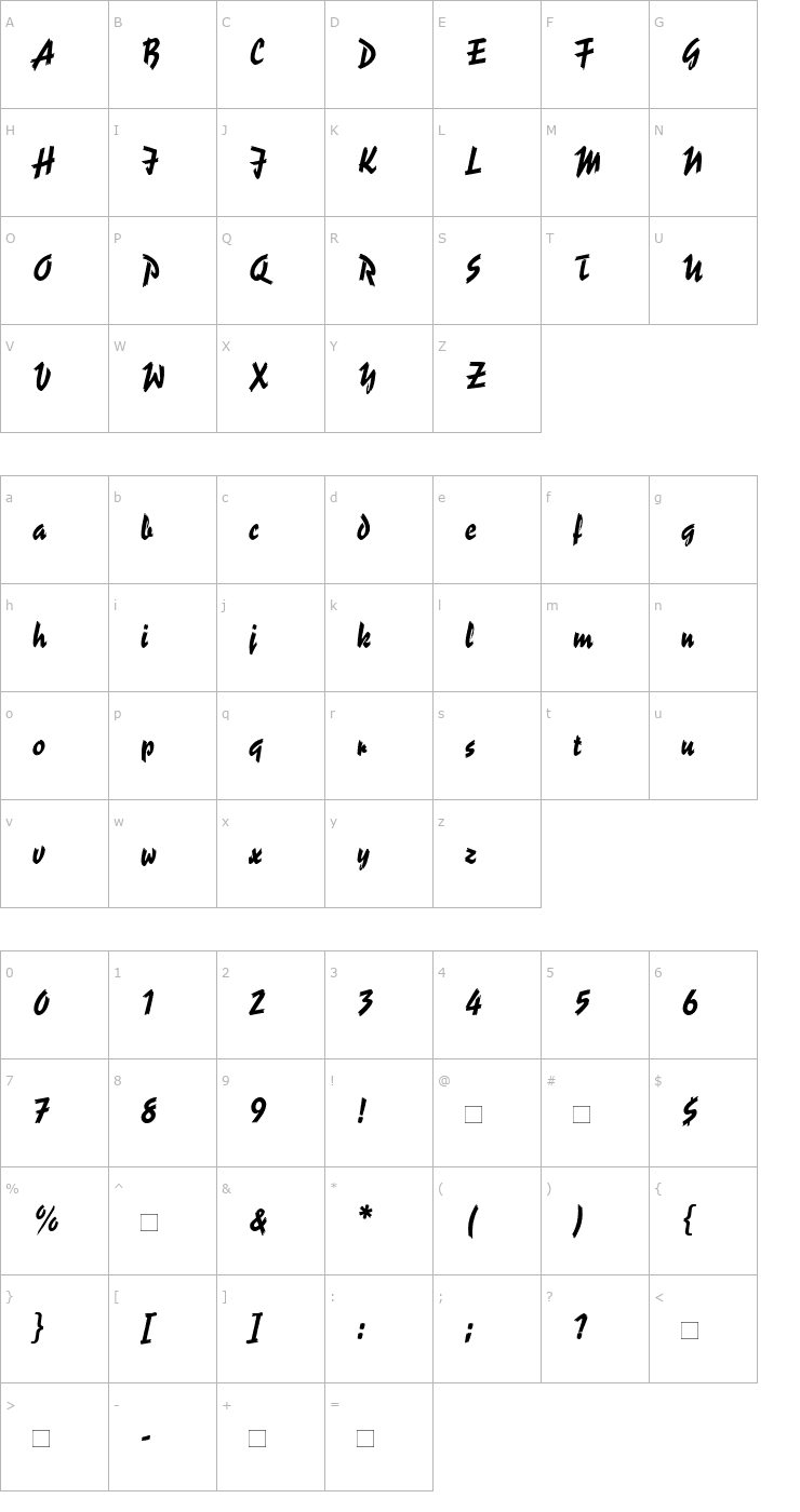 Character Map Reporter#2 Font