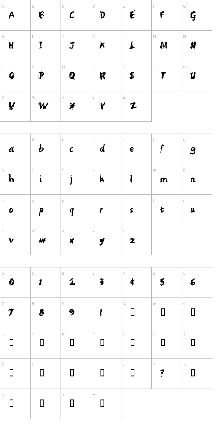 Scratchy Large Font By Smoking Drum Free Fonts