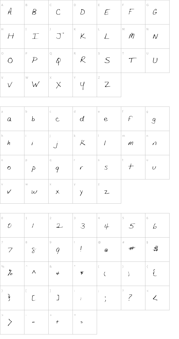 Character Map Shipper Regular Font