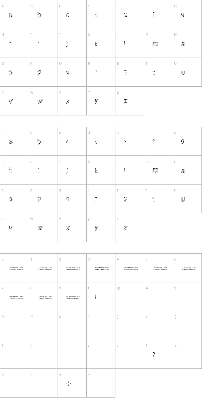 Character Map Shutdown! Font