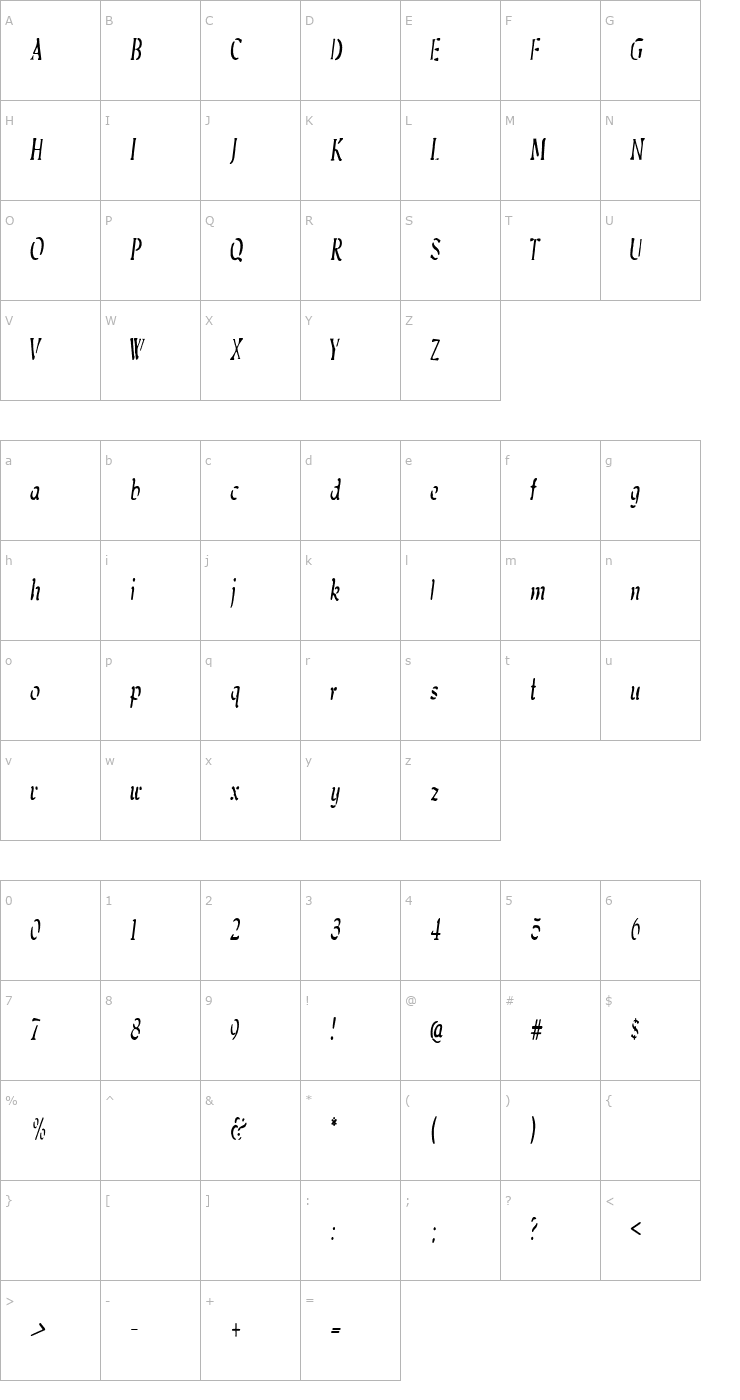Character Map SoftAutumn Font