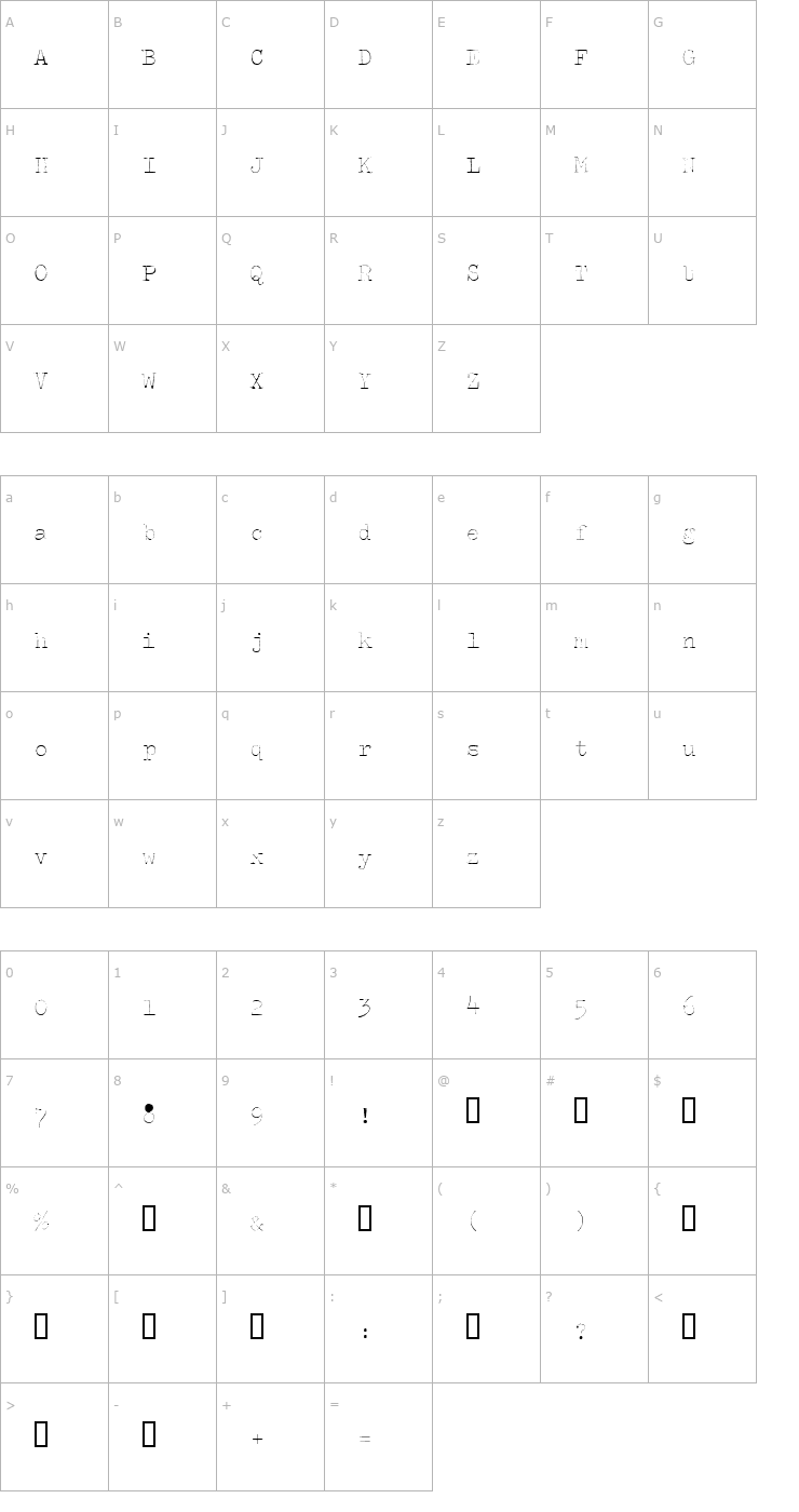 Character Map Splendid 66 Italic Font