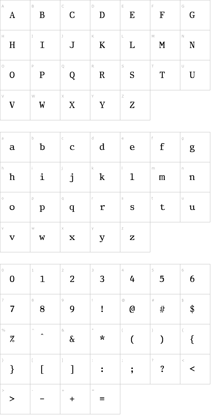 Character Map Status Elite Bold Font