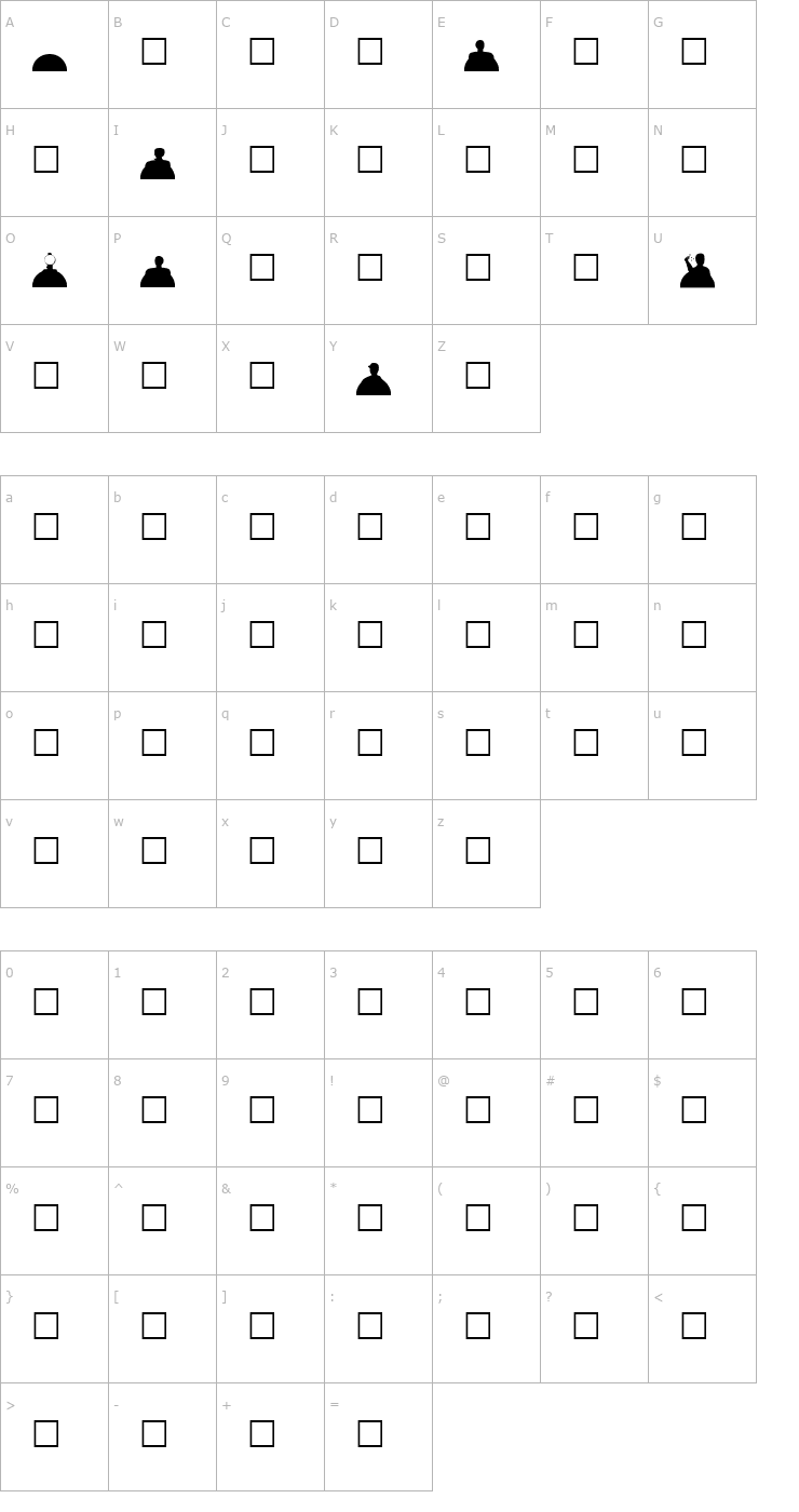 Character Map Studio Audience Font