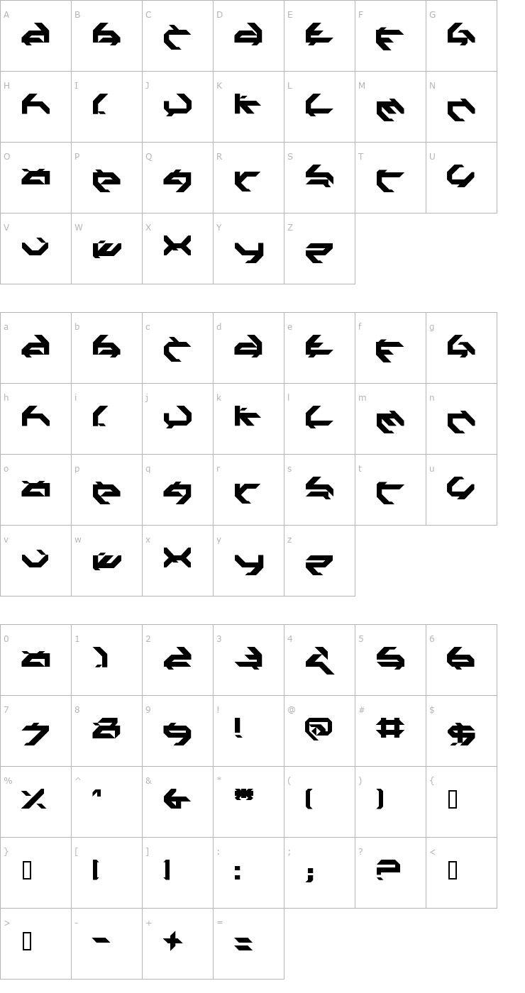 Character Map Third Party Font