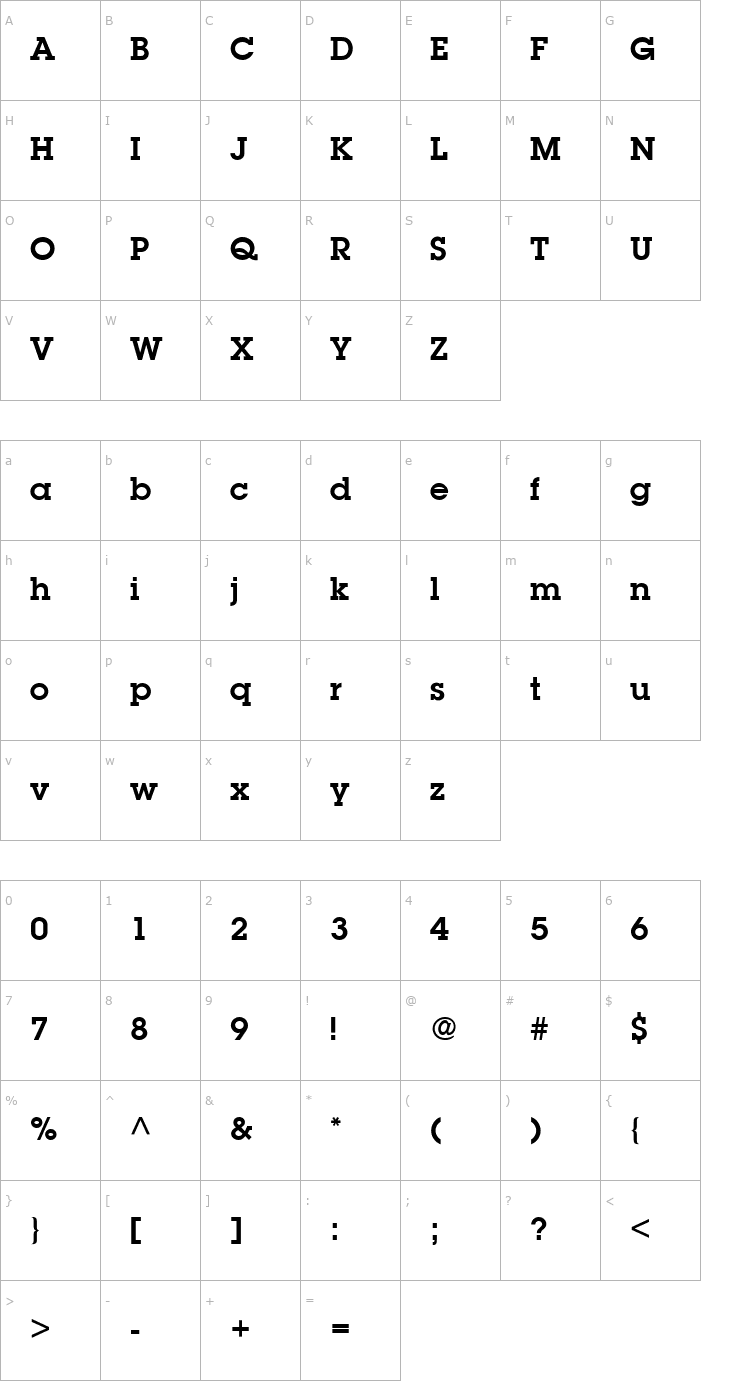 Character Map Torrent Graphic SSi Semi Bold Font