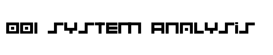 001 System Analysis
