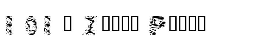 101! Zebra Print