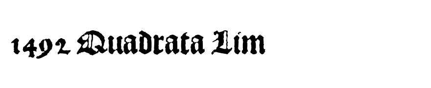 1492 Quadrata Lim