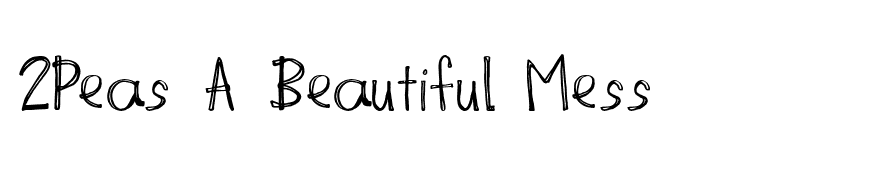 2Peas A Beautiful Mess