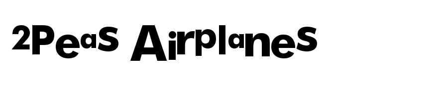 2Peas Airplanes