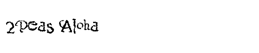2Peas Aloha