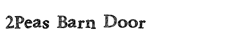 2Peas Barn Door