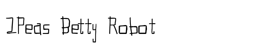 2Peas Betty Robot