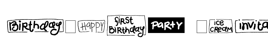 2Peas Blocks - Birthday