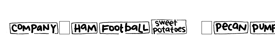 2Peas Blocks - Thanksgiving