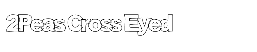 2Peas Cross Eyed