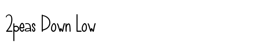 2peas Down Low