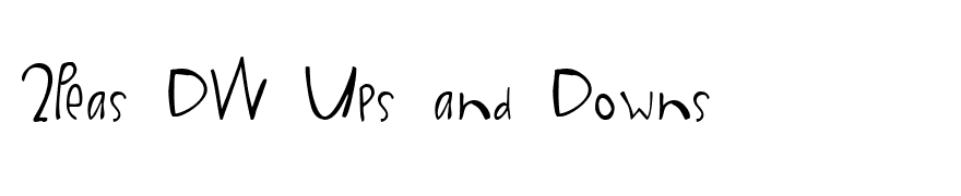 2Peas DW Ups and Downs