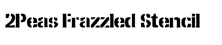 2Peas Frazzled Stencil