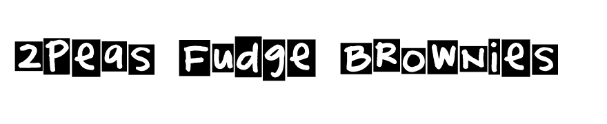 2Peas Fudge Brownies