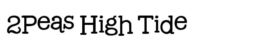 2Peas High Tide