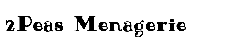 2Peas Menagerie