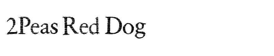 2Peas Red Dog