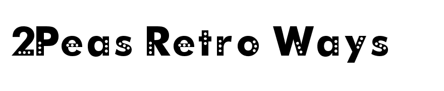 2Peas Retro Ways